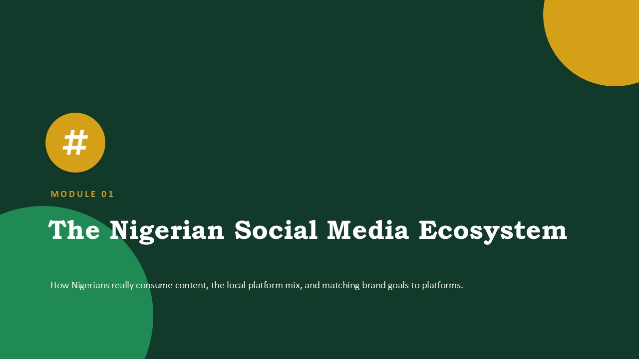 The Nigerian Social Media Ecosystem